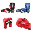 1 Pair of Wear Resistance Boxing Gloves PU Leather Breathable Holes Training Gloves Heat Dissipation Protecting Hands 240112