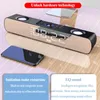 Högtalare SOAIY GALING PERIPHERALS LED Soundbar Computer Högtalare Bluetooth Högtalare Hemmaater Sound Bar TV Speakers Alarm Clock Wireless