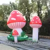 도매 도매 야외 조명 팽창 식 버섯 그룹 개인화 된 식물 복제 공기 공기 공원을위한 버섯 풍선이 led 버섯 풍선