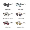 Sunglasses Round Vintage Women Brand Designer Sun Glasses Female Retro Fashion Rivet Eyewear Black Mirror