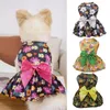 Vestuário para cães Linda saia moda impressão pograph prop poliéster estilo princesa roupas para animais de estimação