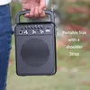 Lautsprecher Tragbarer Bluetooth-Lautsprecher Karaoke FM-Radio Bass Boombox Wasserdichte Outdoor-USB-Lautsprecher unterstützen AUX-Musik-Subwoofer-Lautsprecher