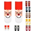 12 Pairs Kerst Dames Kawaii Katoenen Sokken Patroon Comfortabel Schattig Afdrukken Vrouw Sokken Hoge Kwaliteit Casual Winter Sokken 240113