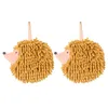 Towel Fluffy Ball Hand Microfiber Chenille Hedgehog Towels With Hanging Rope Quick-drying For Bathroom Instant