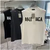 Heren Tanktops Designer Mode Heren Workout Mouwloze T-shirts Zomer Casual Sexy Off Shoder Vest Shirt Gym Atletische Spiertop T Dhlmp