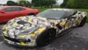 Premium Black Gray Yellow Camouflage Vinyl Camo Car Wrap Stickers Foil with Air Bubble DIY Styling Wrapping8665068