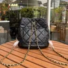 Ombro mochila de couro genuíno marca designer carteira wallte dums metal carta crossbody luxo feminino um saco clássico qq