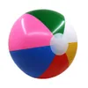 Nuovi palloncini per feste Palla gonfiabile a colori da 30 cm Bambini che giocano a palla d'acqua Pallone da spiaggia a 6 colori Pallone da spiaggia Giochi con la palla arcobaleno per bambini