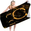 Towel Quatily Direct Sales Letter Printed Beach Swimming Seat Drape Bath Simple Drop Delivery Home Garden Home Textiles Dhl51