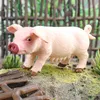 Oenux Farm Model Simulation Horse Cow Goat Donkey Pig Dog Action Figurer Poultry Animals Figurine Education Lovely Kids DHL