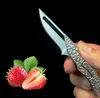 Portable Mini Folding Pocket Knife Stainless steel Mechanical magic knife Non-slip Metal handle Knife Outdoor Survival Knives multi tool