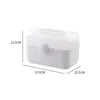 Familjemedicin Box Medicine Lagring Box stor kapacitet Multi-skikt Portable Medicine Box Plastic Small Medicine Box 240112