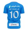 2023 2024 Al Hilal Saudi Soccer Jerseys Neymar Jr Malcom Neves SergeJ Vietto 23 24 Home Away Fan fani Versionkoulibaly Lghalo Kanno Men Top Kit Kit Football koszulki