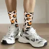 Men's Socks Happy Funny Light Brown Leopard Spot Texture Sock Polyester Animal Skin Patterns Graphic Spring Autumn Winter