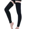 Hh Uomo Donna Calze a compressione Calzini di supporto per vene varicose senza piede Edema anti-fatica 20-30mmHg Taglie forti S-4XL 240113