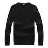 Hochwertiger Herren-Strickpullover aus 100 % Baumwolle, Passform: Frühherbst, Zopfmuster, O-Ausschnitt, RL8519 240113