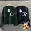 Men's Sweaters Cole Buxton Sweater For Men Women Loose Classic CB Jacquard Knitted Sweatshirts T240112