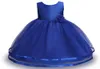 Girl039s платья детское синее платье для девочек с цветочными платьями для особых случаев вечерняя свадьба белый розовый красный бежевый6317704