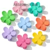 Fashion Women Girl Plastic Hair Claws Ribbon Crab Clamps Charm Solid Color Flower Shape Lady Small Hairs Clips Headdress Hair BJ
