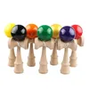 18 cm Professionele Houten Beuken Bekwame Kendama Effen Jongleren Ballen Outdoor Sport Spelletjes Speelgoed voor Kids Kinderen 240112