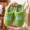 Slippers 2024 Winter Indoor Vrouwen Huis Pluche Zacht Katoen Antislip Vloer Schoenen Thuis Slaapkamer Slides Voor