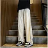Pantalones de hombre IFitnaEU Pantalones casuales rectos de pana Tendencia retro japonesa High Street Teen