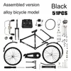 Mini modèle de vélo rétro en alliage de métal, version assemblée coulissante, Collection de Simulation pour adultes, cadeaux, jouets pour enfants garçons 240113