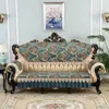 Housses de chaise Housse de canapé en tissu jacquard Coussin antidérapant de luxe européen Salon toutes saisons 1/2/3 sièges Housse de décoration de la maison