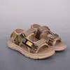 Sandalen Plattform Hausschuhe Männer Nähte Luxus Regenbogen Sommer Flache Strand Sandale Designer Slides Flache Schuhe Eagle Head Diamant Haken Schleife Schnalle