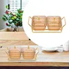 Dinnerware Sets Melon And Fruit Snack Platter Dish With Tray Serving Candy Dried Plate Containers Lids