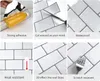 Juego de 10 unidades de adhesivos para pared de azulejos, azulejos impermeables para cocina y baño contra salpicaduras, 240112