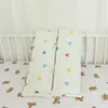 Enkel tryckt spjälsäng stötfångare Protect Strip Born Thicken Cotton Anti-Biting Bed Wrapping-Side Children Sharice Bed Side Cushion 240112