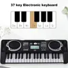 Digital tangentbord LED Display Children Musical Instrument Portable 37 Keys Electric Piano Kids Early Education Toy 240112