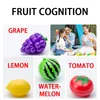 Cutting Play Food Toy for Kids Kitchen Pretend Fruit Vegetables Accessories Educational Toy Food kit for Toddler Children Gift 240112