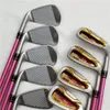 Mazze da golf da donna 4 stelle IS-06 Set di ferro Beres S-06 Mazze da golf 5-11AwSw L Flex ARMRQ Albero in grafite con coperchio della testa 240112