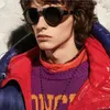 Kilas sidor förhud snö polariserad med läder 0090 punkstil solglasögon för män