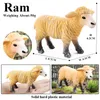 Oenux Ferme Modèle Simulation Cheval Vache Chèvre Âne Cochon Chien Figurines Volaille Animaux Figurine Éducation Belle Enfants DHL