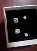 Diamond Earring Stud Hip-Hop Trend Desinger Jewelry for Men S925 Silver 4/6 Claw Inlaid med Moissanite Stone Rock Rapper gåva för kvinna gratis frakt