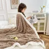 Karierte Decke aus Wollfleece, warme Winterdecken für Erwachsene und Kinder, Sofabezug, Bettdecke, Plüsch-Winterüberwurf, Tagesdecke für Betten 240113