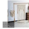 Mão-tecido macrame algodão porta cortina tapeçaria tapeçaria arte tapeçaria boho decoração bohemia casamento pano de fundo parede haning 240113