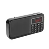 Radio L558 Portable Mini récepteur de Radio Fm à balayage automatique numérique avec lecteur de musique Mp3 2400 mah 18650 batterie rechargeable