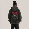 Moletons masculinos e femininos Anime Berserk Impresso Casual Hoodies Esportes Moda Desgaste Diário Verão 240112