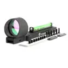 Vomz 1X28 Red Green Fiber Optic Sight Dot Collimator 11Mm Rail For Shutgun Hunting Scope Drop Delivery