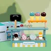 Araçlar Atölye Ahşap Yeni Tasarım Pretend Ice Shop Kids Educational Learning Ldren Bebek Oyuncakları Erken Eğitim Montessortivaiduryb