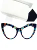 Luksusowe Desig Women Big Cateye okulary Ramka 3820ve Włoch Multicolor Plank Fullrim 5418140 dla gogli na receptę Fullset Desi7957673