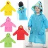 Regenjassen Regenkleding Effen Kleur Kinderen Cartoon Regenjas Dierenstijl Waterdicht voor kinderen Opvouwbare regenjas Regenkleding Regenjas Kinderregen Ponchovaiduryd