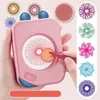 Magic Spirograph Drawing Toys Painting Template Multi-function Accessories Geometric Ruler Drafting Tools Storage Set Kids Toys 240112