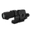 Holy Warrior Exps3-0 Red Dot Sight com G45 5X Lupa Fast Riser e Ftc Mount 4pcs Combos Bandeira dos EUA Marcação Entrega direta