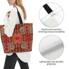 Сумки для покупок, модная сумка-тоут для ювелирных изделий Amazigh Kabyle, многоразовая сумка-шопер в африканском берберском этническом стиле, продуктовая Холстовая сумка на плечо