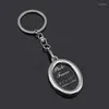 Keychains Creative Love Key Chain Po Frame Par Square Personality Ring Commemorative Small Present Car